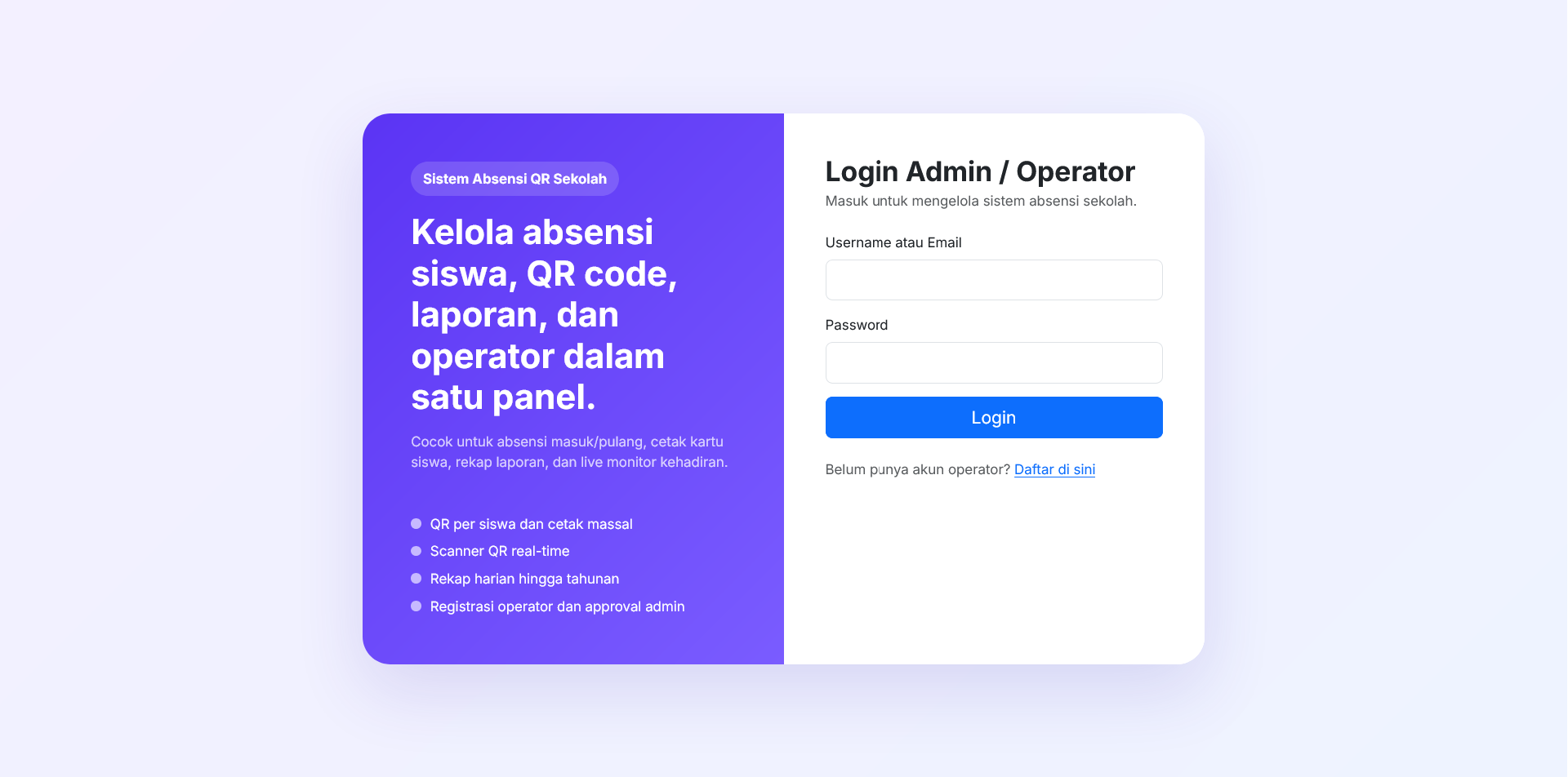 QR Attendance Scanner